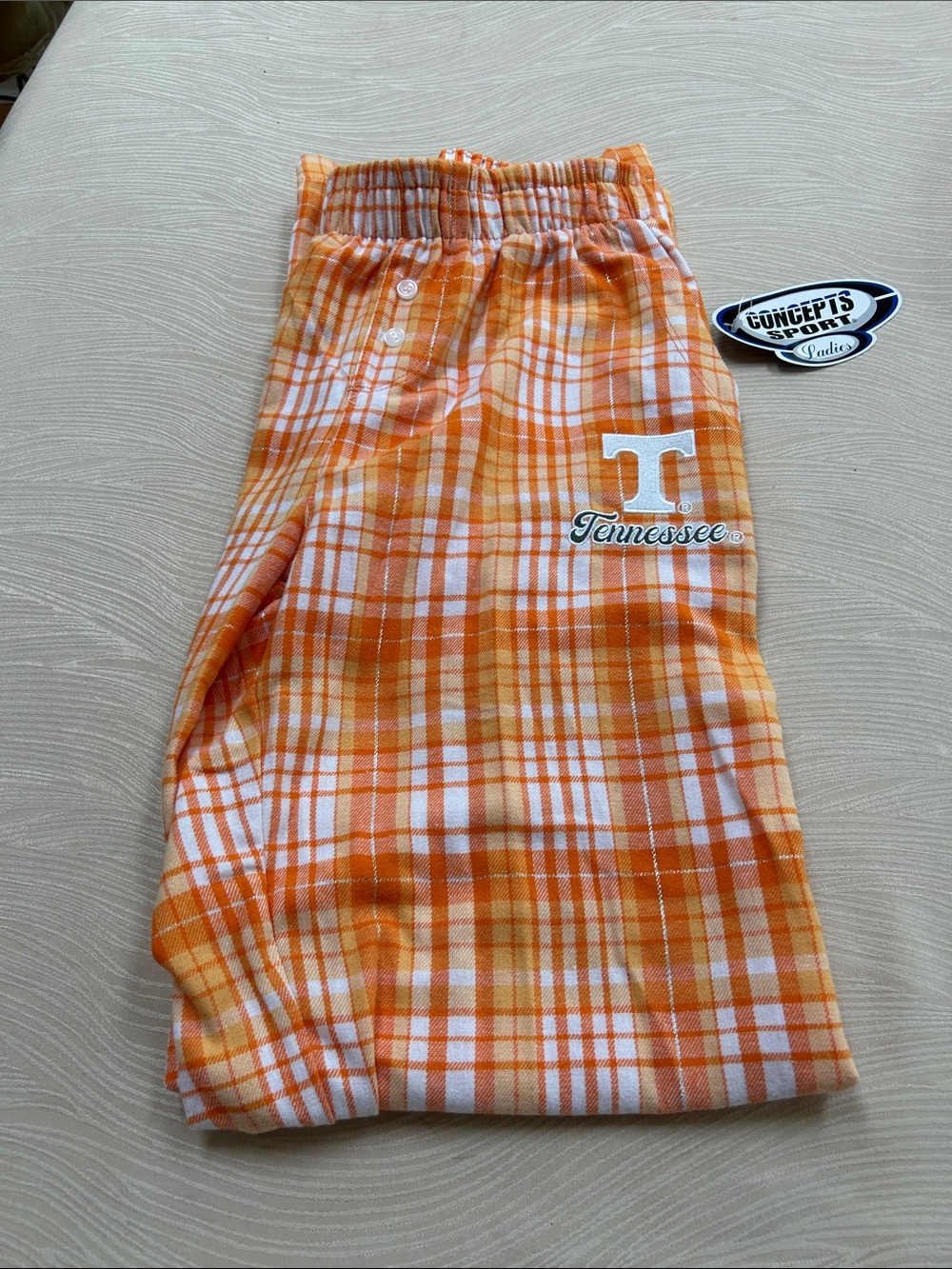 University of Tennessee Orange Plaid Pajama Pants